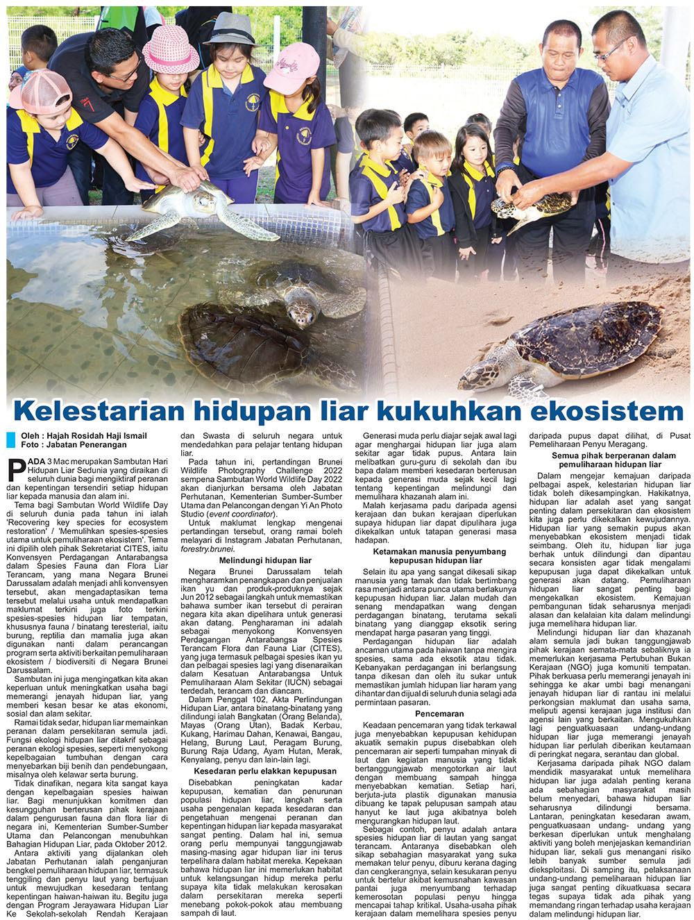 langkah memelihara dan memulihara sekolah